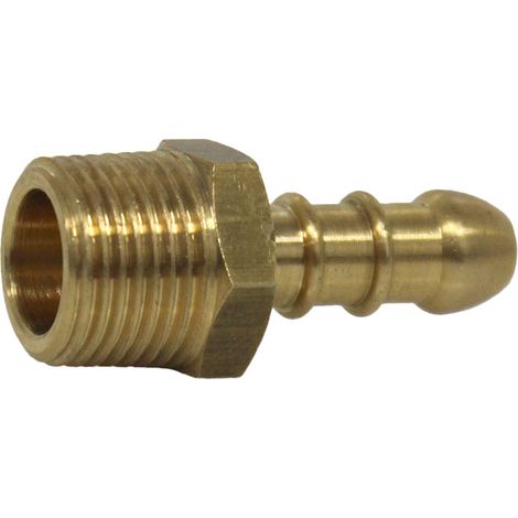 Favex – Tétine mâle 3/8' (12/17) – Raccord gaz pour filetage plomberie 2 – Fixation rapide pour systèmes de tuyauterie