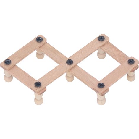 Étagère murale miniature pour maison de poupée, échelle 1/12, étagère murale pliable et rétractable pour accessoires de mobilier de maison de poupée (1/5)