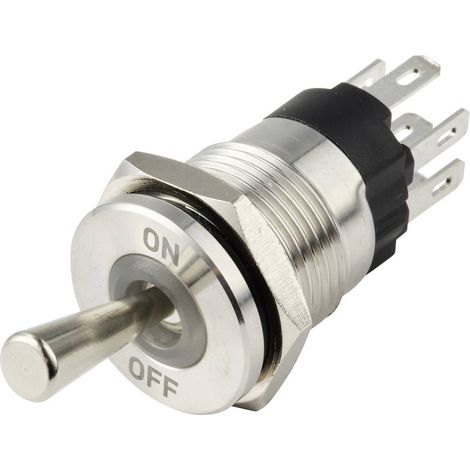 TRU COMPONENTS TC-14378416 Interruttore a levetta 250 V/AC 15 A 1 x On / Off IP67 1 pz.