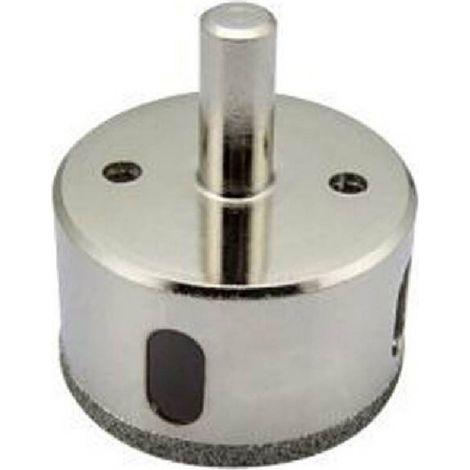 TrAdE Shop Traesio - Sega A Tazza Diamantate Fori Piastrelle Ceramica Marmo Punta Trapano Diam. 60mm -