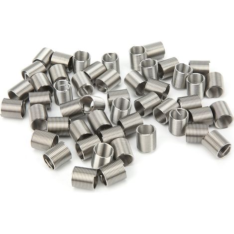 Packung mit 50 Reduziereinsätzen für Außen- und Innengewinde, Reparaturmuttern, Befestigungselemente aus Edelstahl M10x1x2D (1/5)