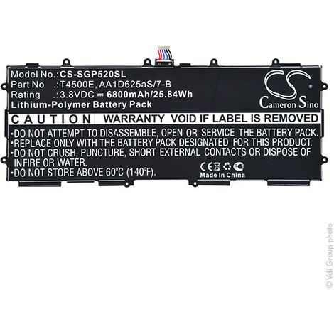 NX - Batterie tablette 3.8V 6800mAh - AA1D625AS/7-BT4500E (1/3)