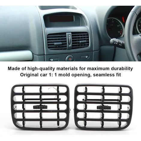 1 paire de calandre de tableau de bord de voiture avec cadre de ventilation pour CLIO MK2 19982006 (1/5)