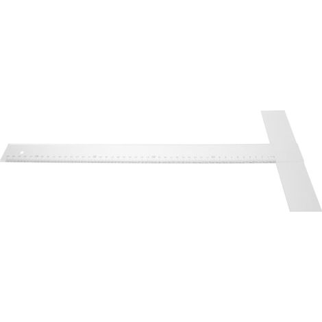 Équerre en T blanche acrylique de 45 cm, portable pour la mesure (1/5)