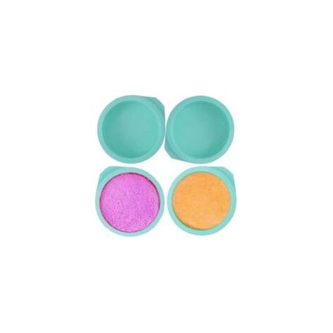 Silicone-Moule à cake, Moule rond de cuisson, 6 Pouces, Back-moules en silicone, Schichtkuchenform, Brotbackform, Obstbodenform, 4 Pièce (vert) (1/5)