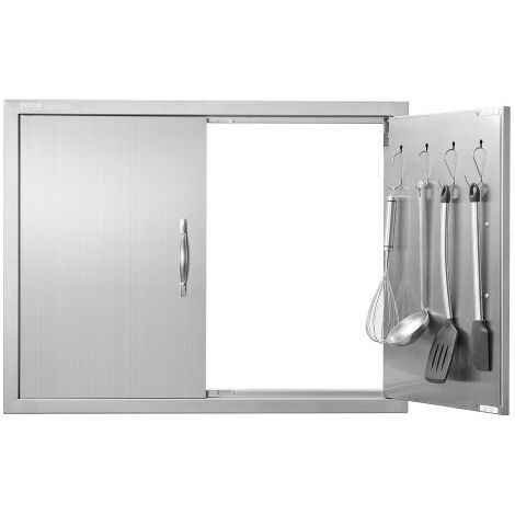 Porte d'Accès pour Barbecue Double Porte de Cuisine Extérieure 78 (1/5)