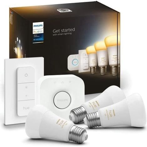 Philips Hue White Ambiance E27 Kit 3 Verbindungslampen Weiß (1/5)