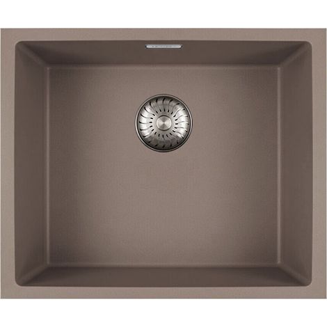 CARESSI Einbaubecken CAGRPP50OS-TU Granit Color Line Ostrica (1/2)