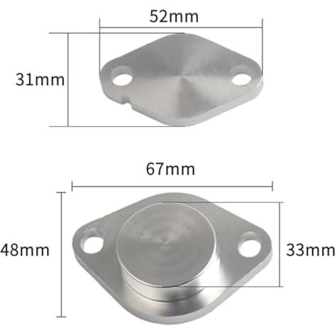 Kit de nettoyage EGR X8R0021 + Plaque d'obturation EGR pour Land Rover Discovery 3/Sport TDV6 – Rendement et performances moteur améliorés (1/5)