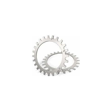 Crampons Acier Inoxydable 2mm Pour Tondeuse Robot Landroid S/M, Diamètre 205mm, Finition Polie, Adhérence Améliorée (1/5)