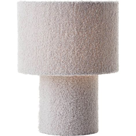 Lampe de table grise Teddy Ø 23 cm - 60160/22 (1/3)