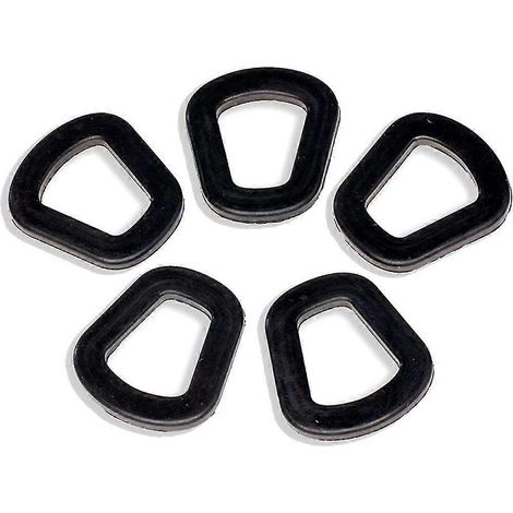 Lot de 10 joints toriques en caoutchouc pour bidons d'huile automobile.