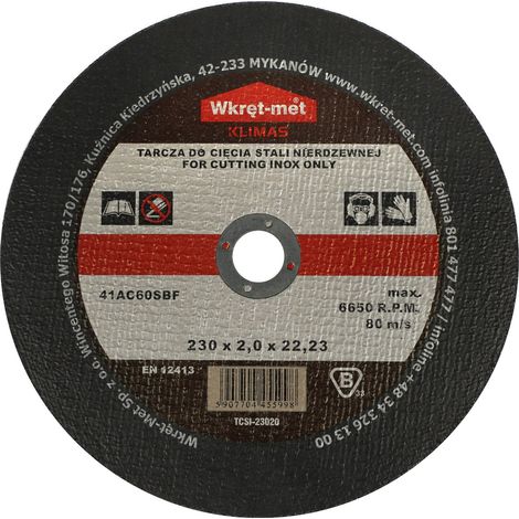 (z) Trennscheibe aus Edelstahl 230x2,0x22 (10) (1/4)