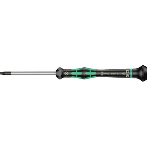 2067 Tournevis électronicien TORX BO, TX 9 x 60 mm, Noir/vert (1/2)