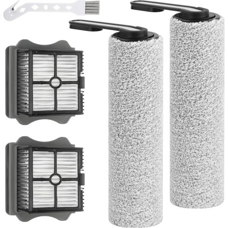 Pièces détachées pour aspirateur eau et poussière Tineco gamme S5, pack avec 2 rouleaux lavants, 2 filtres et une brosse de nettoyage (1/5)