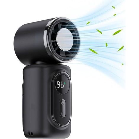 Ventilateur A Pince - 5 Vitesses Réglables - Batterie 3000 mAh - Fixation Sécurisée - 1 Pièce (1/5)