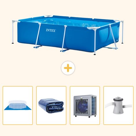 Intex Piscine Tubulaire Rectangulaire - 260x160x65 cm - 5-pièces S124 (1/5)