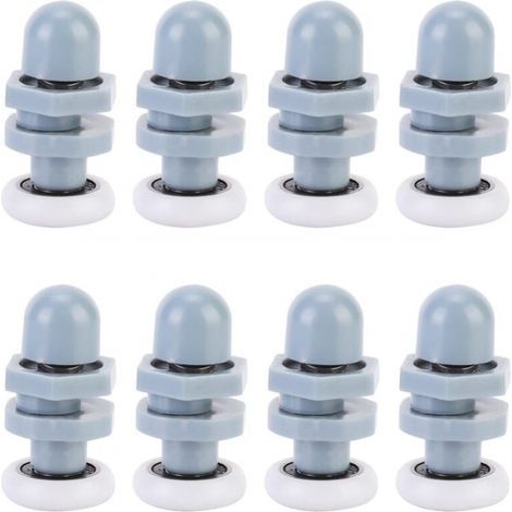 Stück robuste Kunststoff-Duschtürschienen, Gleitschienenlager, Ersatzteile für Badezimmerglas (20 mm) (1/5)