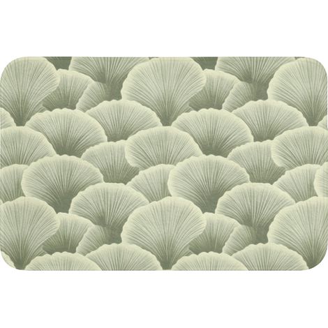 TAPPETINO DA BAGNO Ventaglio - Foglia - Verde 60x40 cm