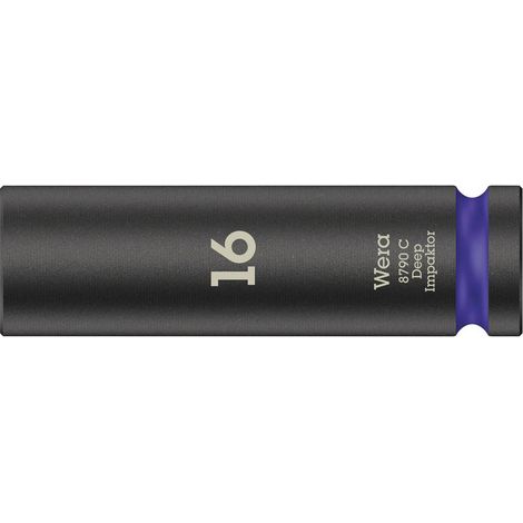 Wera 8790 C Impaktor Deep 05004833001 6 pans intérieurs Douille 16 mm 1/2" (12.5 mm) (1/5)