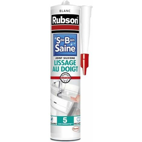 Rubson 3178040681606 Sanitärsilikon Weiß, leicht aufzutragen