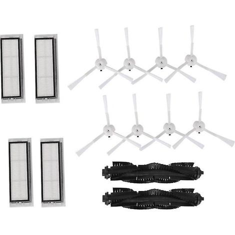AMXCNOY Walzenbürste, Seitenbürste, waschbarer Roboterfilter für 360 S5 S7 Saugroboter (1/3)