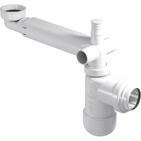 Siphon téléscopique Gain de Place extensible 20-30cm - Idéal robinetterie salle de bain vasque posée ou encastrée - Livraison gratuite (1/2)