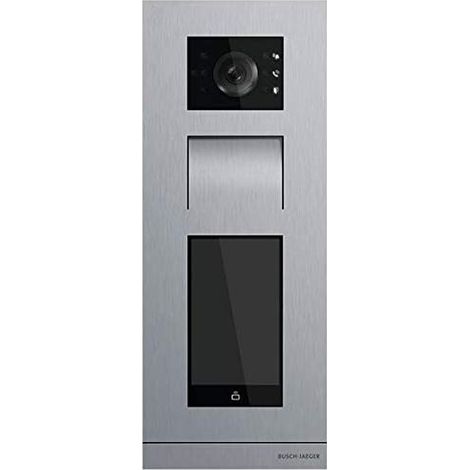 Busch-Jaeger Poste extérieur Vidéo, tactile 5", acier inoxydable (H81381T-S-03), 2TMA130010X0027