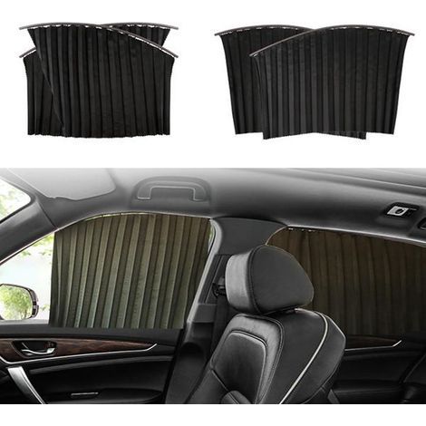 Zwei magnetische Autofenstervorhänge, Sonnenschutz zum Schutz der Privatsphäre, magnetische Sonnenblende für den Fahrzeuginnenraum. (1/4)