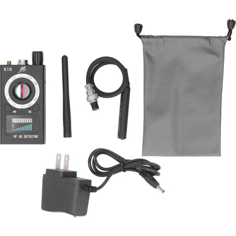 Détecteur de signaux RF multifonction, micro espion GSM, mini-caméra sans fil, dispositif de suivi GPS pour voitures et hôtels (prise américaine). (1/5)