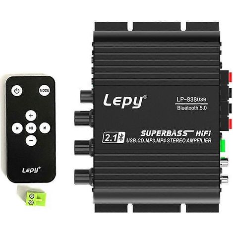 838 USB Bluetooth Subwoofer Amplificateur (1/5)