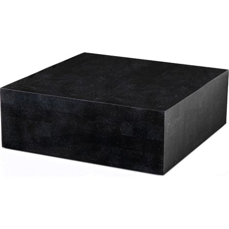 Obsydian, Tavolino da salotto Nero (80cm X 80cm H. 28cm) Duzzle (1/5)
