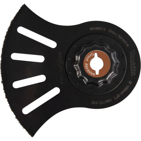 Lama Makita RIFF per taglio a tuffo, 100 mm Starlock Max - K40 - TCT / RIFF - MAM014 - Malta / colla per piastrelle / calcestruzzo (1/4)