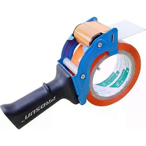ComFOR Tischgriff-Klebebandabroller für Kartonverpackungen, geeignet für 5 cm breite, transparente Klebebänder, Handabroller mit Klebebandschneider (1/4)