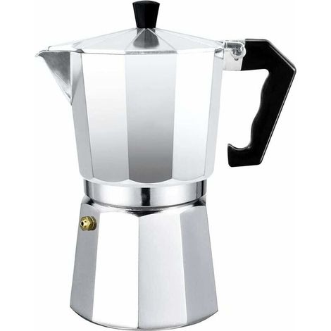 Italienische Moka Express Kaffeemaschine aus Aluminium - Transparenter Deckel (9 Tassen 450 ml) (1/4)