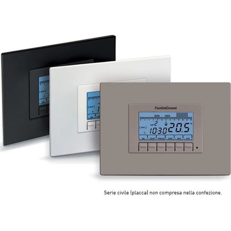 Fantini Cosmi CH143AK Cronotermostato da incasso settimanale 230V (1/2)
