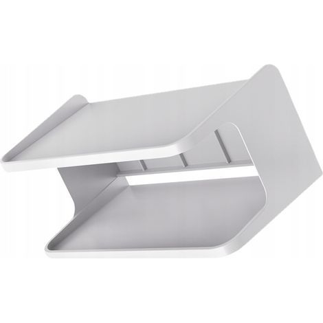 Étagère Murale Salle Bain Moderne Blanc ABS (1/4)