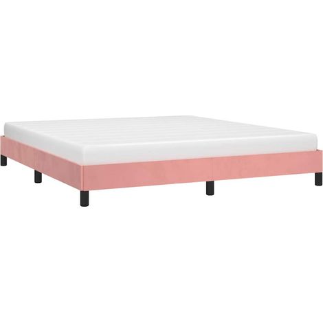 Giroletto Rosa 160x200 cm in Velluto vidaXL (1/5)