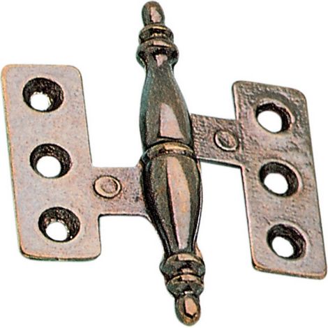 Blister cerniera per mobili barocchina sx 35x43 mm. 2 pezzi (1/2)