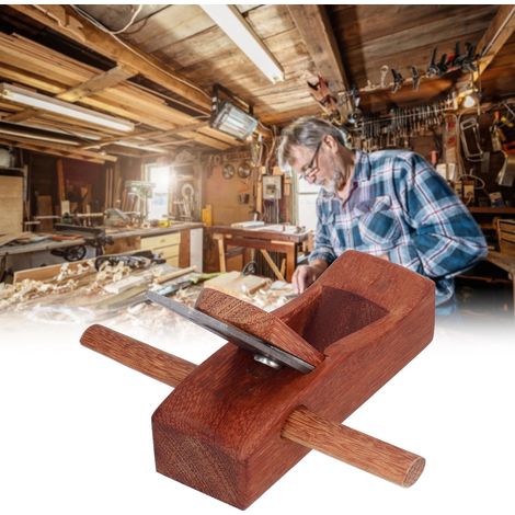 Rabot à main pour le travail du bois, petit rabot de polissage, outils de menuiserie, rabot à ébarber, jeu de rabots à pousser 180 (1/5)