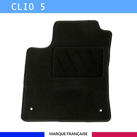 Tapis de sol voiture - Sur mesure pour Renault CLIO 5 et CLIO 5 E-TECH dès 06/2020 - Antidérapant - Tapis de sol conducteur (1/4)