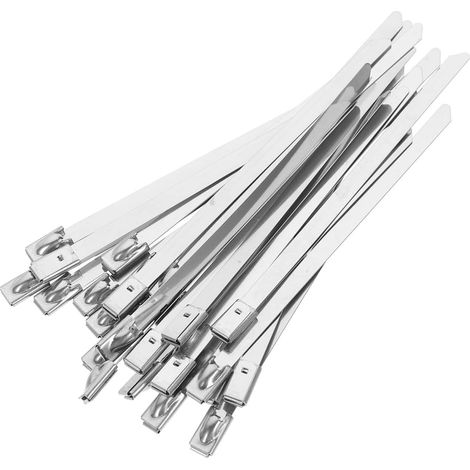 Kabelbinder in Silber 100 Stück Selbstverriegelnde and Heavy (1/5)