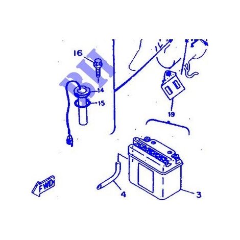 Yamaha 4VV-H5753-00 Sigillo Perception - Booster 50 97