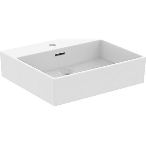 IDEAL STANDARD T3726V1 Lavabo Extra, 1 trou, avec trop-plein (1/2)