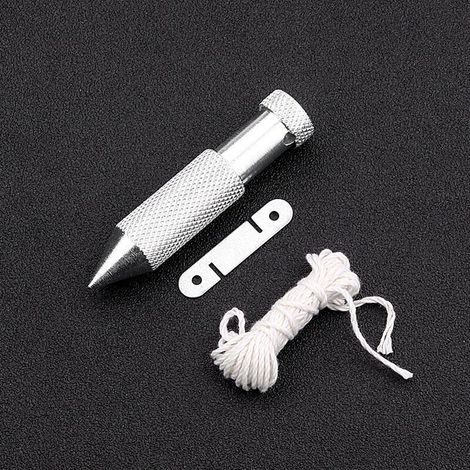 Hanging hammer, wire hammer, hanging wire hammer, construction hammer, vertical plumb bob, 3m plumb bob, 125g, steel (1/3)