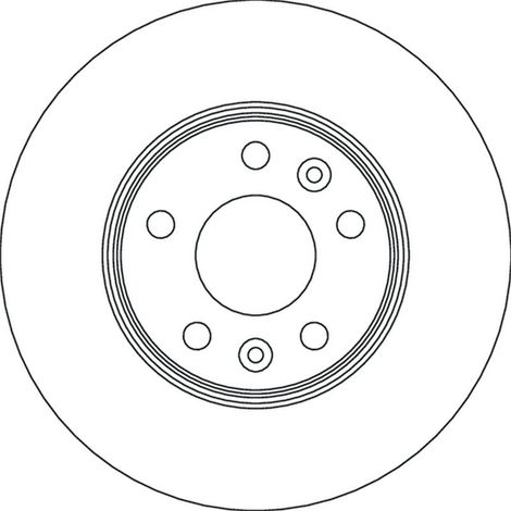 Lot de 2 Disques de frein TRW DF6720S FIAT 40 20 663 52R 40206-00Q1C 44 22 285