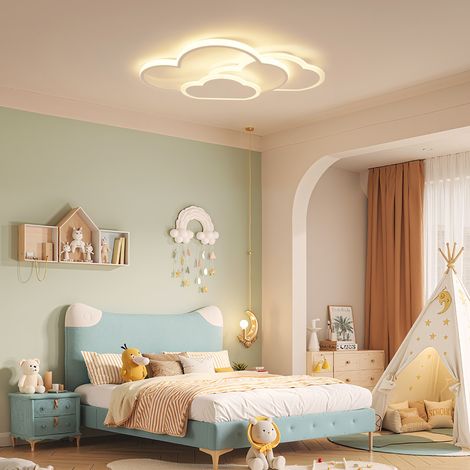 Plafonnier LED en forme de nuage de 42 W, lampe de plafond réglable à 3 couleurs pour chambre d'enfant (1/5)