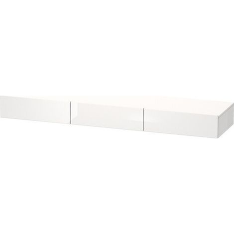 DURASTYLE mensola cassetto 440x1800x150mm noce scuro / bianco opaco