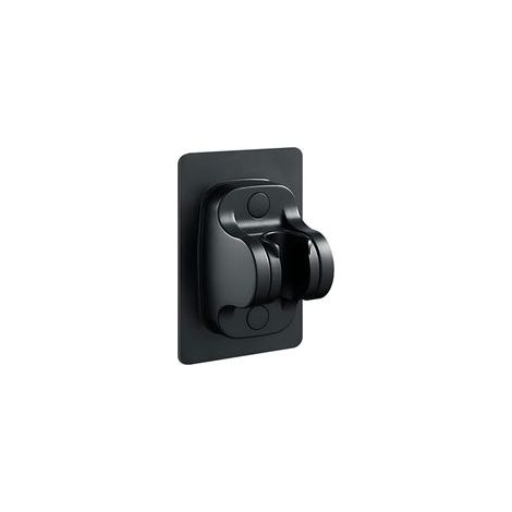 Support de Douche à Main sans Perçage,Support de Pommeau de Douche Mural avec à Angle Réglable,Imperméable,Adhésif Puissant,Universel Support de Douche pour Salle de Bains(Noir) (1/5)