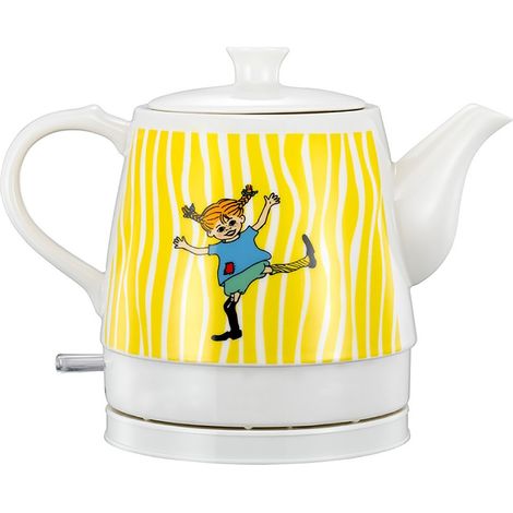 PIPPI Pippi Langstrumpf Keramik-Wasserkocher - 0,8 Liter - Happy Pippi Design